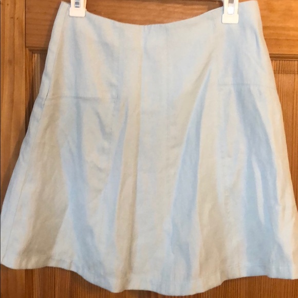 Light blue mini skirt - Picture 1 of 6
